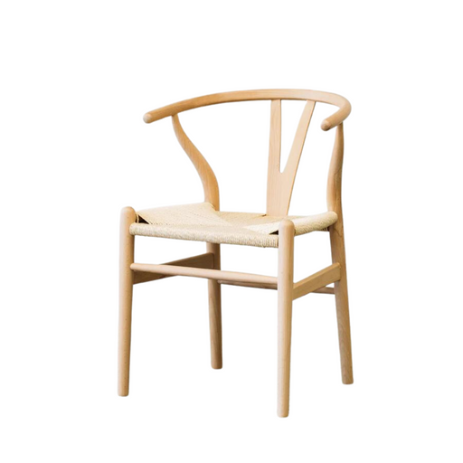 Beechwood Wishbone Dining Chair | Natural - Home Sweet Whare