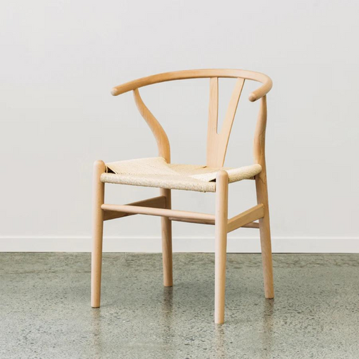 Beechwood Wishbone Dining Chair | Natural - Home Sweet Whare
