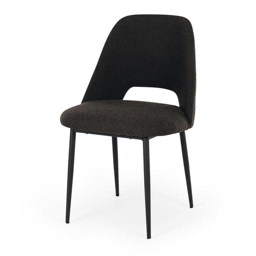 Cinderella Dining Chair | Black Boucle - Home Sweet Whare