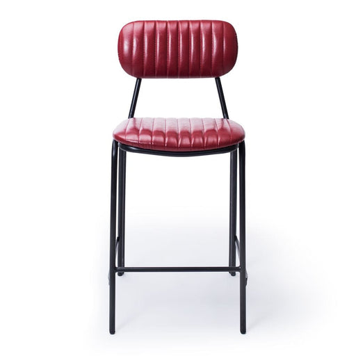 The Datsun is a retro styled red barstool that will add colour and personality to your kitchen.