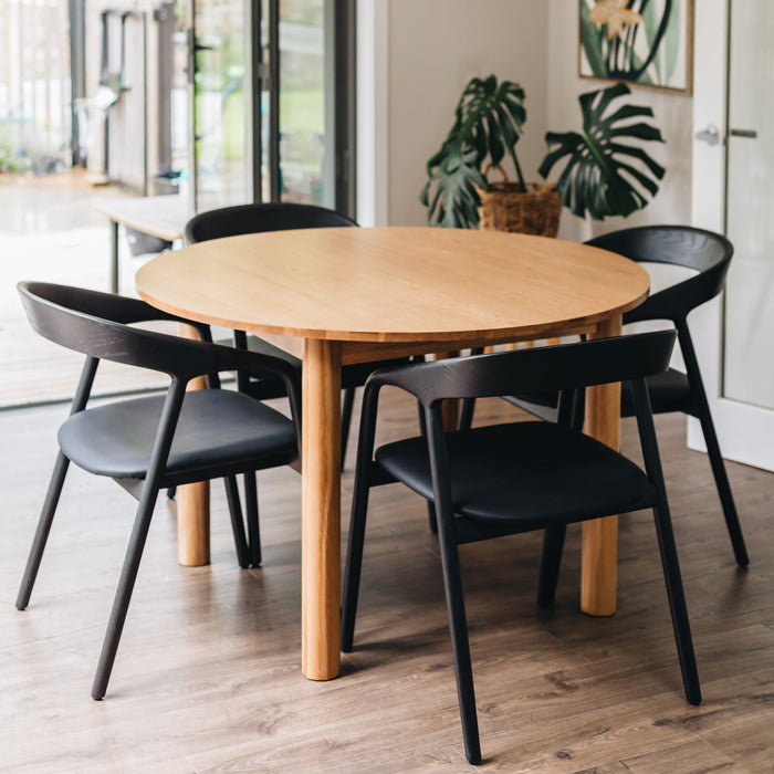 Oliver Round Dining Table 120 - Home Sweet Whare