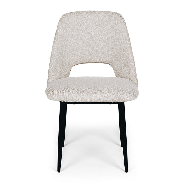 Cinderella Dining Chair | Pumice Boucle - Home Sweet Whare