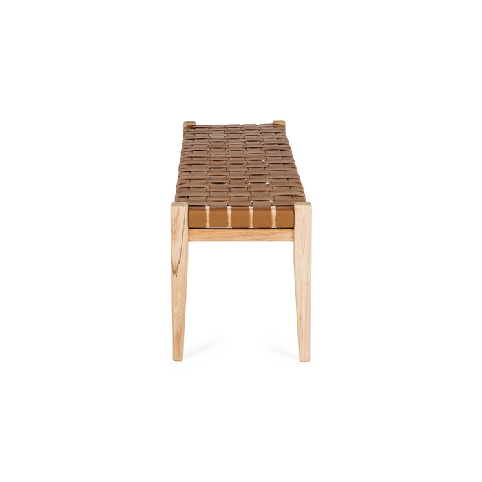 Indo Woven Bench 150 | Saddle - Home Sweet Whare