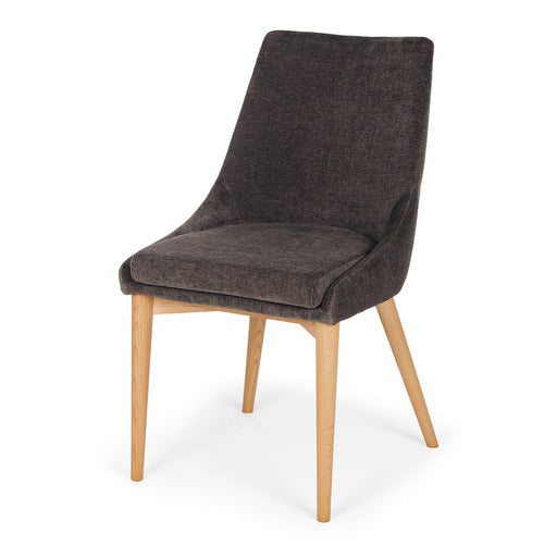 Eva Dining Chair | Warm Dark Grey - Home Sweet Whare