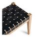 Indo Woven Bench 150 | Black - Home Sweet Whare