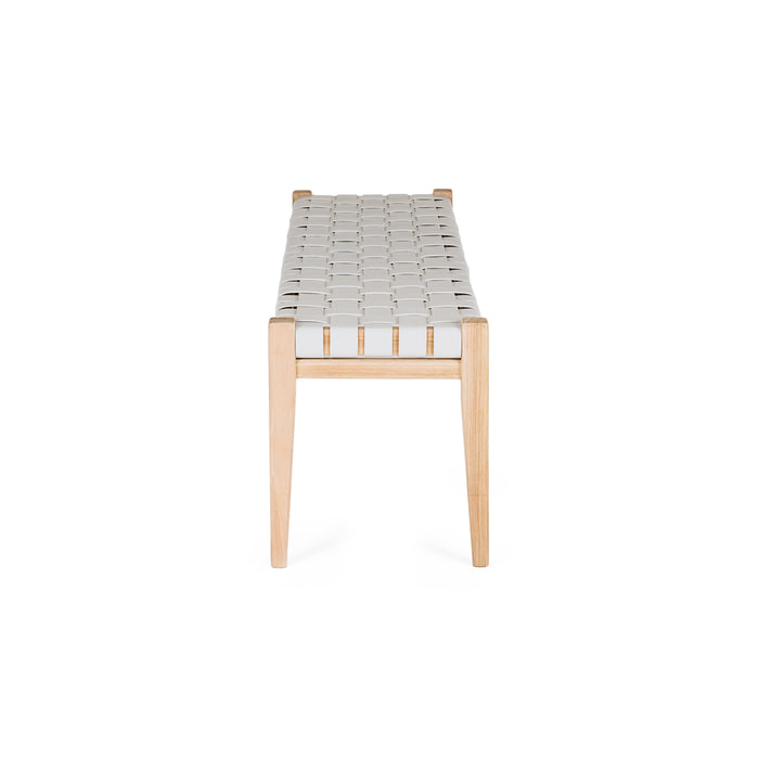 Indo Woven Bench 150 | Grey - Home Sweet Whare