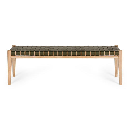 Indo Woven Bench 150 | Green - Home Sweet Whare