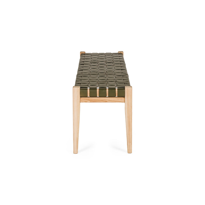 Indo Woven Bench 150 | Green - Home Sweet Whare