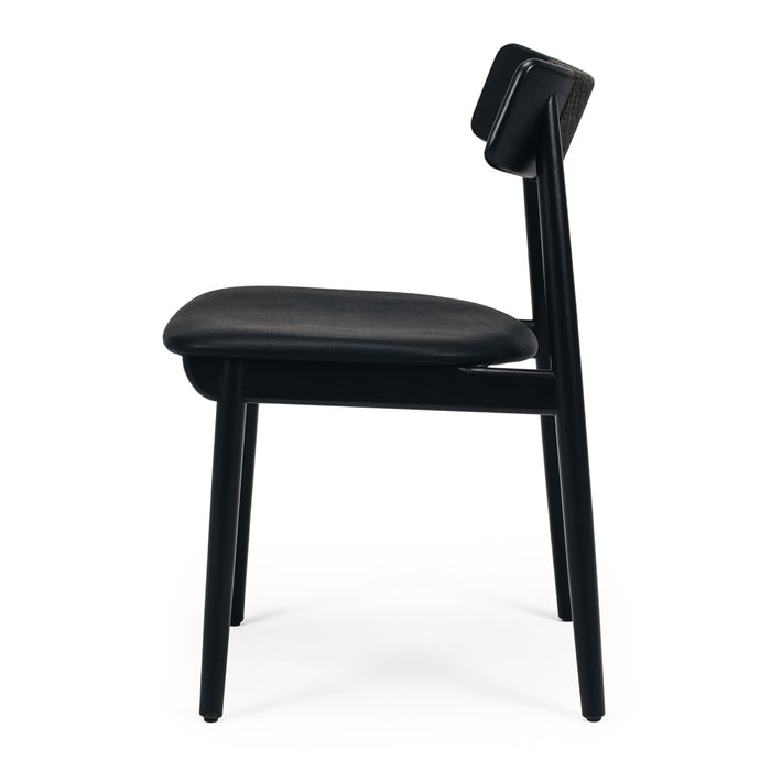 Niles Dining Chair | Black Oak - Home Sweet Whare