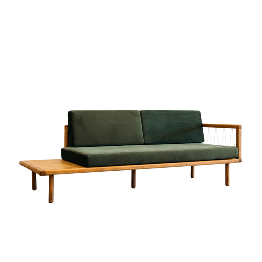 Victoria Daybed Forest Green | Right-Hand Facing Arm - Home Sweet Whare