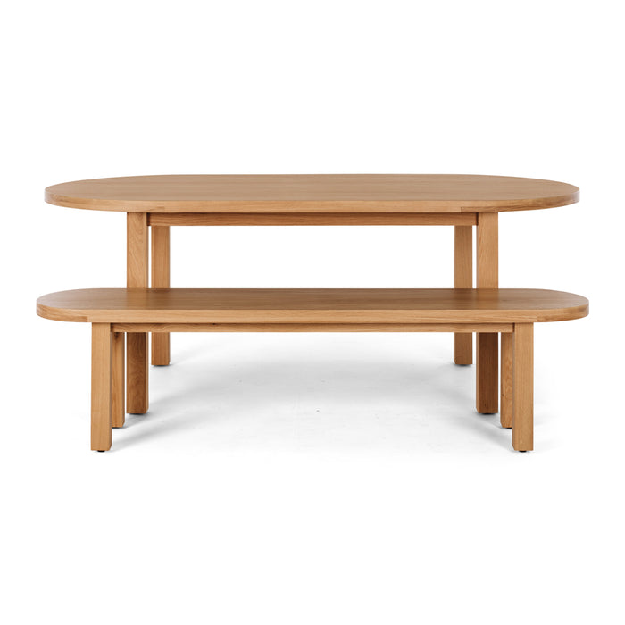 ARC Dining Table | Natural Oak 200 - Home Sweet Whare