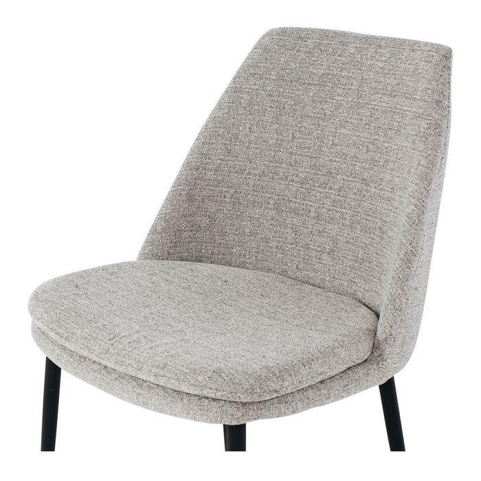 Mia Dining Chair | Light Grey Fabric - Home Sweet Whare