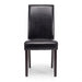 Vienna PU - Black Chair Dark Leg - Home Sweet Whare
