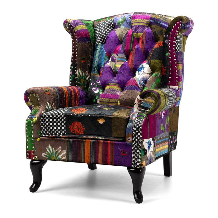 Patchwork Wingback - Home Sweet Whare