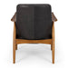 Steiner Armchair Black Wax Leather - Home Sweet Whare