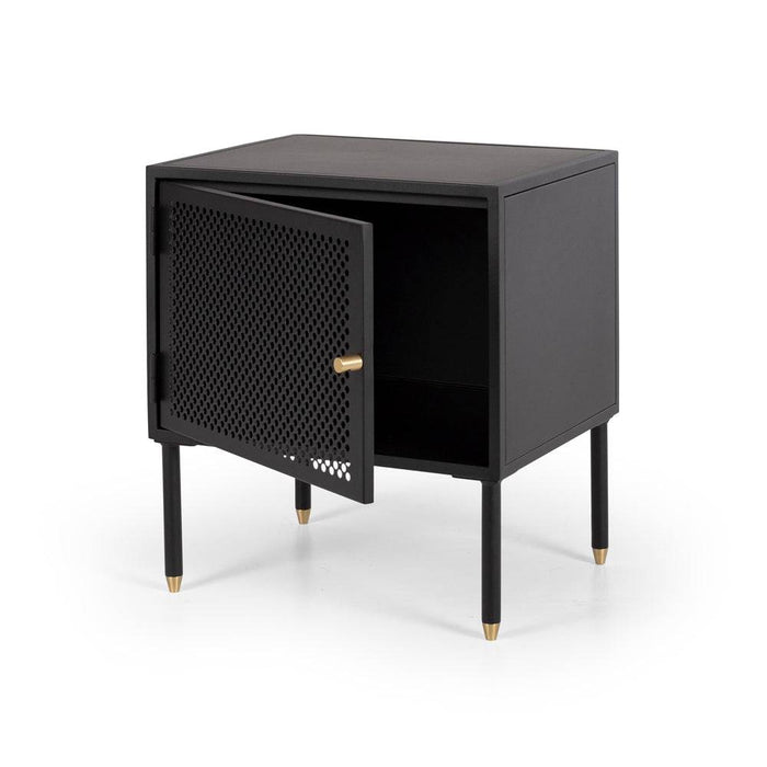 Dawn Bedside (Black) right opening - Home Sweet Whare