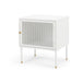Dawn Bedside (White) left opening - Home Sweet Whare