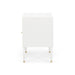 Dawn White Bedside Table - Home Sweet Whare