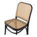 Danube Dining Chair | Black Chair Rattan Seat - Home Sweet Whare
