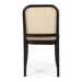 Danube Dining Chair | Black Chair Rattan Seat - Home Sweet Whare