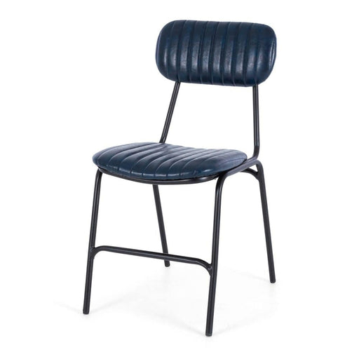 Datsun Chair Vintage Blue PU - Home Sweet Whare