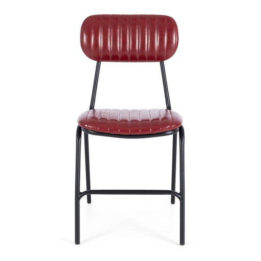 Datsun Chair Vintage Red PU - Home Sweet Whare