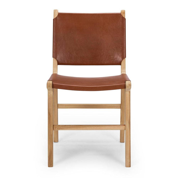 Indo Dining Chair | Tan - Home Sweet Whare