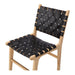 Indo Woven Dining Chair | Black - Home Sweet Whare