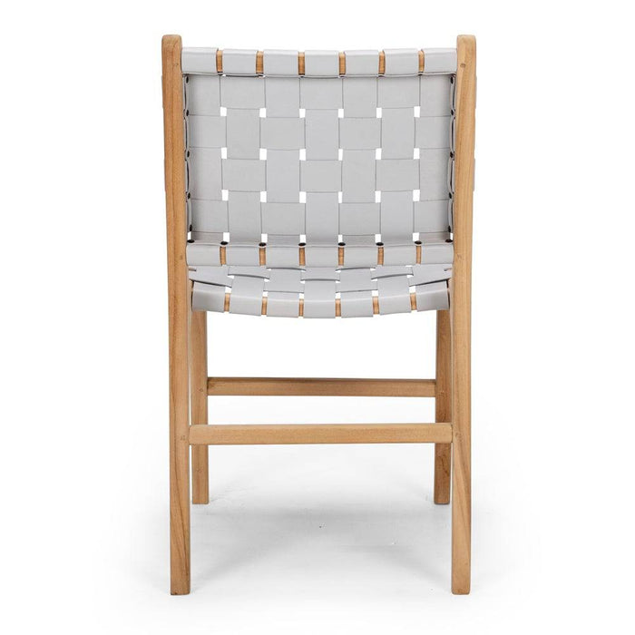 Indo Woven Dining Chair | Duck Egg - Home Sweet Whare