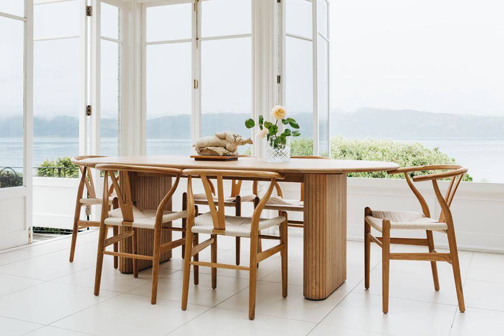 Palliser Solid Oak Dining Table | Home Sweet Whare