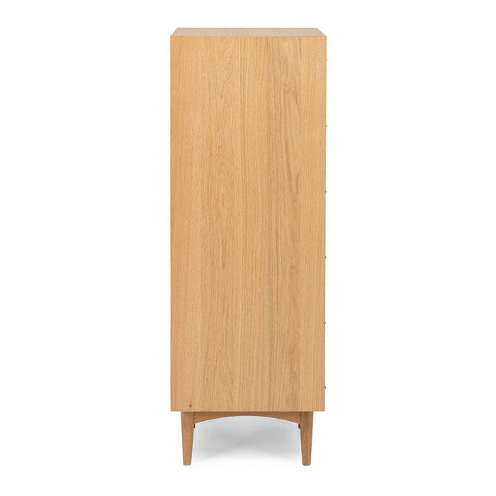 Oslo Tallboy Drawers blends mid-century and classic Scandinavian designs