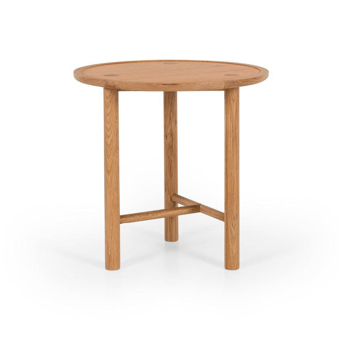 Contempo Natural Oak Lamp Table - Home Sweet Whare