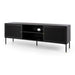 Crafted from black metal and steel, the Dawn TV Unit is a durable, modern, sleek piece of furniture 
