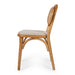 Mina Chair Natural Oak Rattan | Fabric Seat - Home Sweet Whare